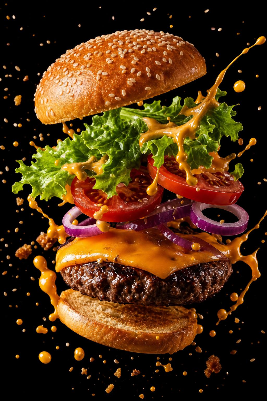 Hamburguesa premium Fuego Sureño